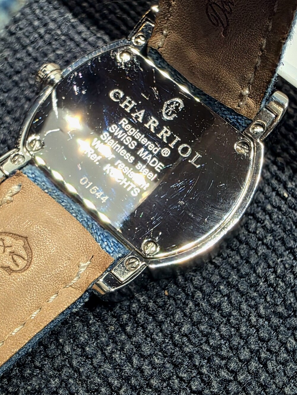 Charriol Geneve "Kucha" series women's watch featuring a blue sapphire-accented - Picture 7 of 9